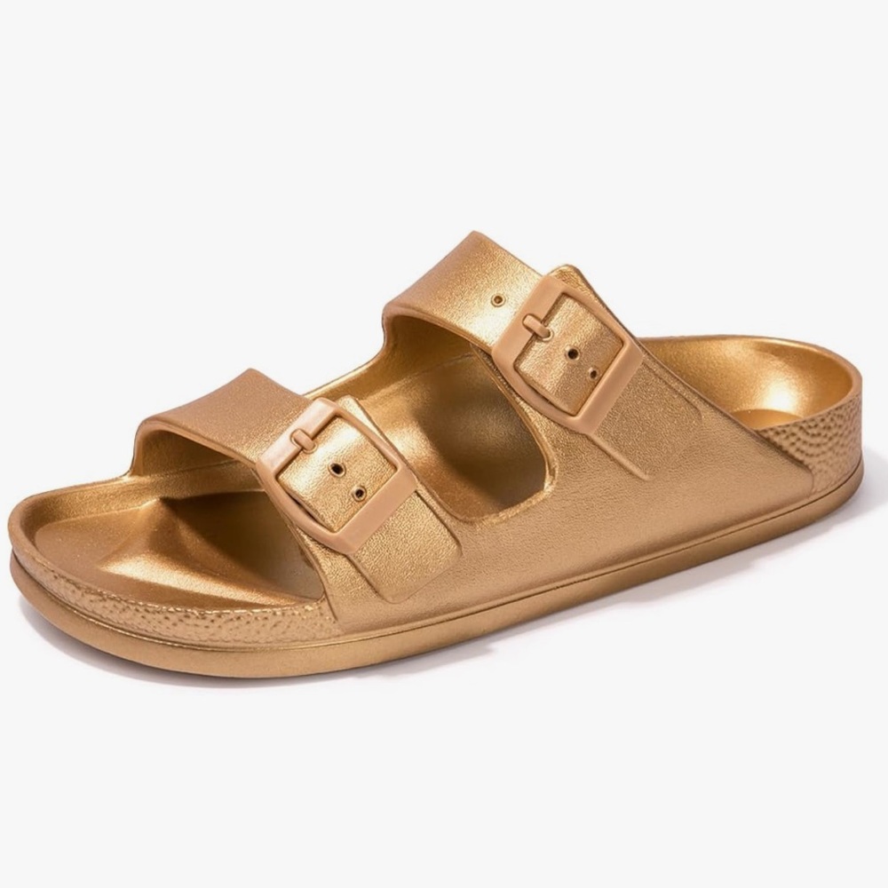 Funky Monkey Gold Waterproof Slides Size 8 - Picture 5 of 5